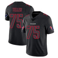 H.Texans #75 Wyatt Teller Player Black Impact Limited Game Jdoa Stitched Jerseys