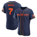 H.Astros #7 Craig Biggio Player Navy City Connect Limited Elite Home Jdoa Stitched Jerseys