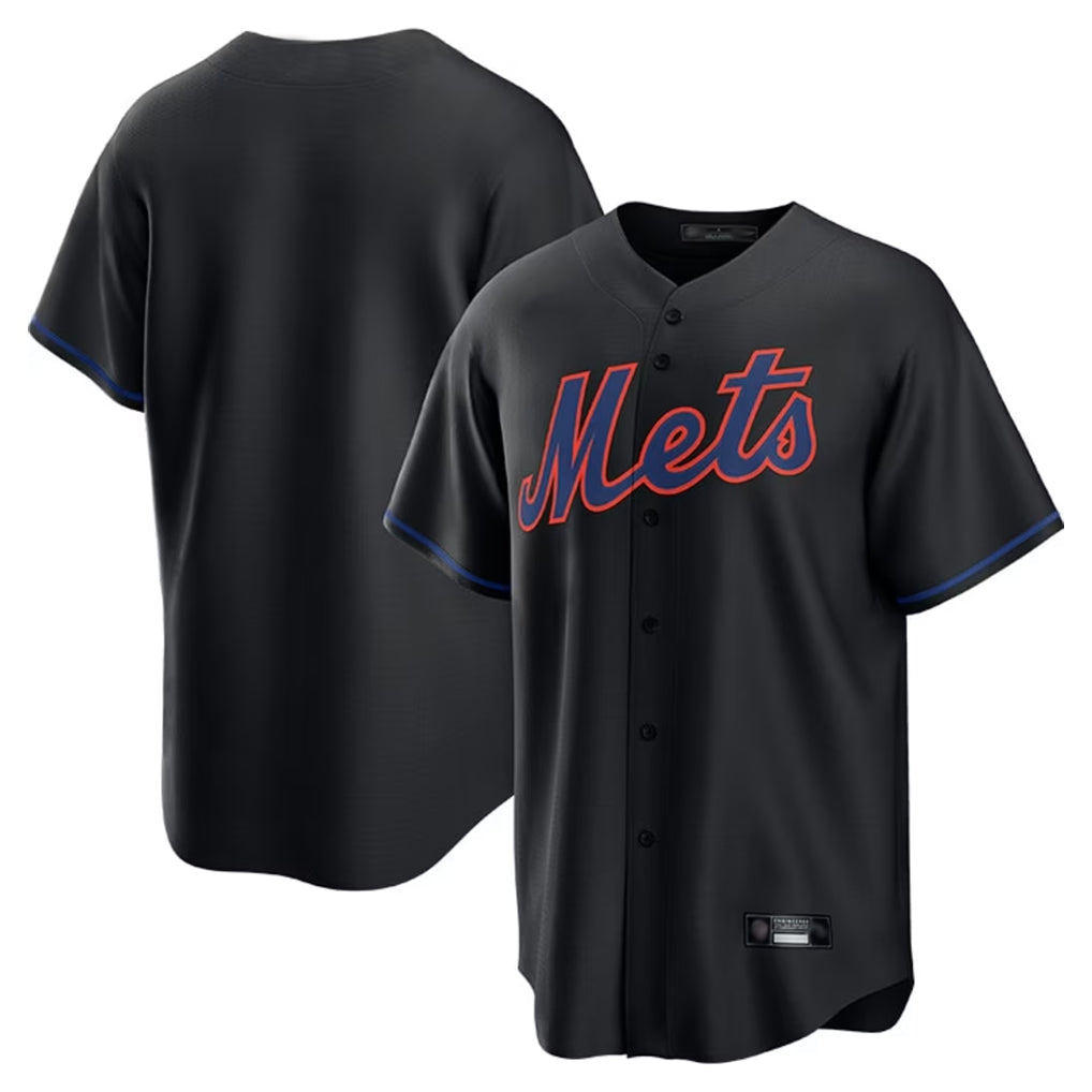 NY.Mets ## Mets Blank Player Black Alternate Home Game Jdoa Stitched Jerseys