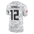 A.Falcons #12 Avieon Terrell Player Arctic Camo Salute to Service Limited Jdoa Stitched Jerseys