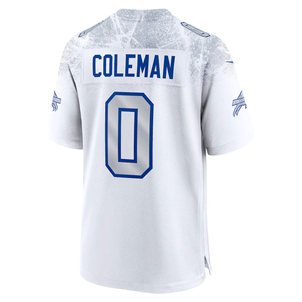 B.Bills #0 Keon Coleman Player White Rivalries Collection Game Jdoa Stitched Jerseys