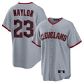 C.Guardians #23 Bo Naylor Player Gray Home Game Jdoa Stitched Jerseys