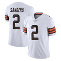 C.Browns #2 Shedeur Sanders Player White Vapor Untouchable Limited Home Game Jdoa Stitched Jerseys