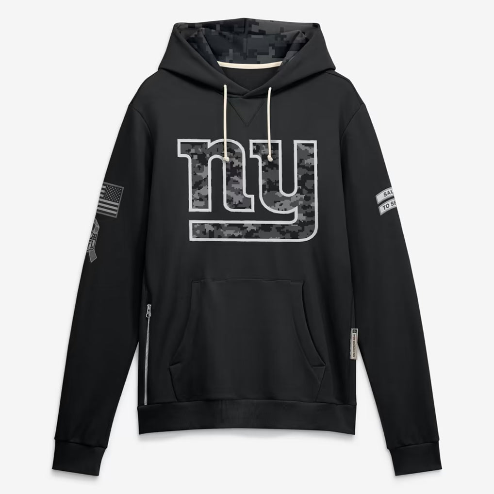 NY.Giants 2026 Black Logo Pullover Hoodies Limited Game Jdoa Stitched Jerseys