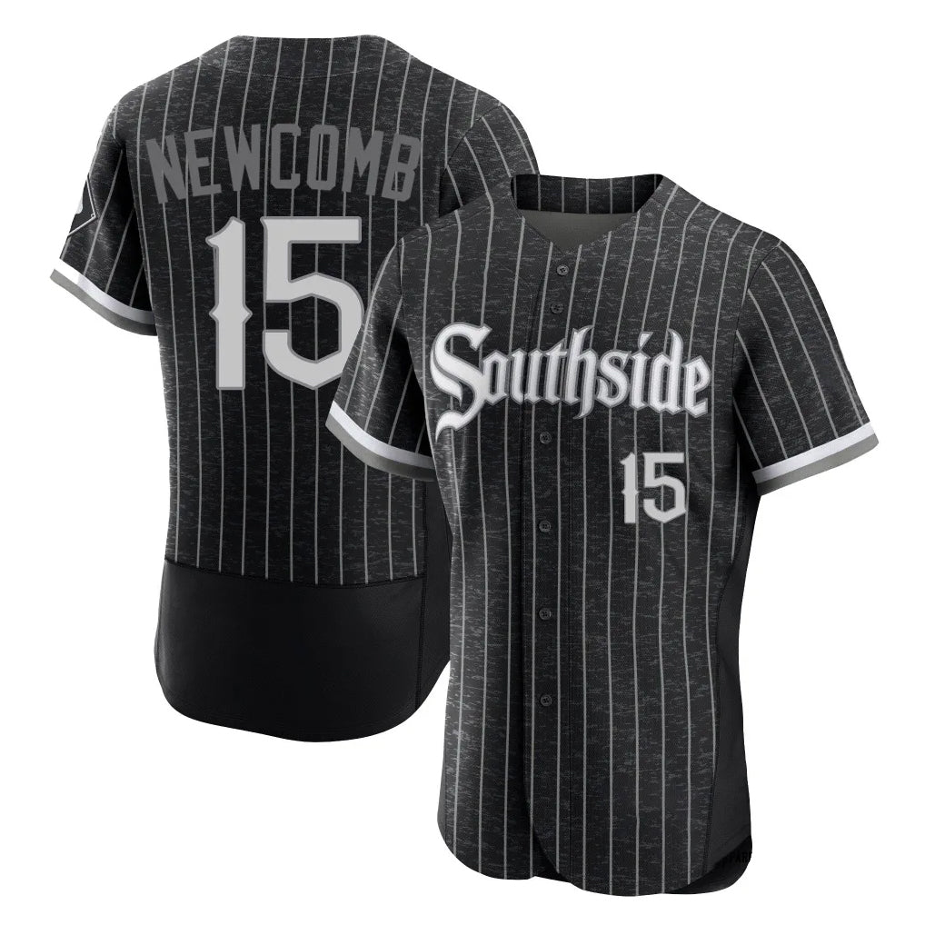 C.White Sox #15 Sean Newcomb Player Black City Connect Limited Elite Home Jdoa Stitched Jerseys