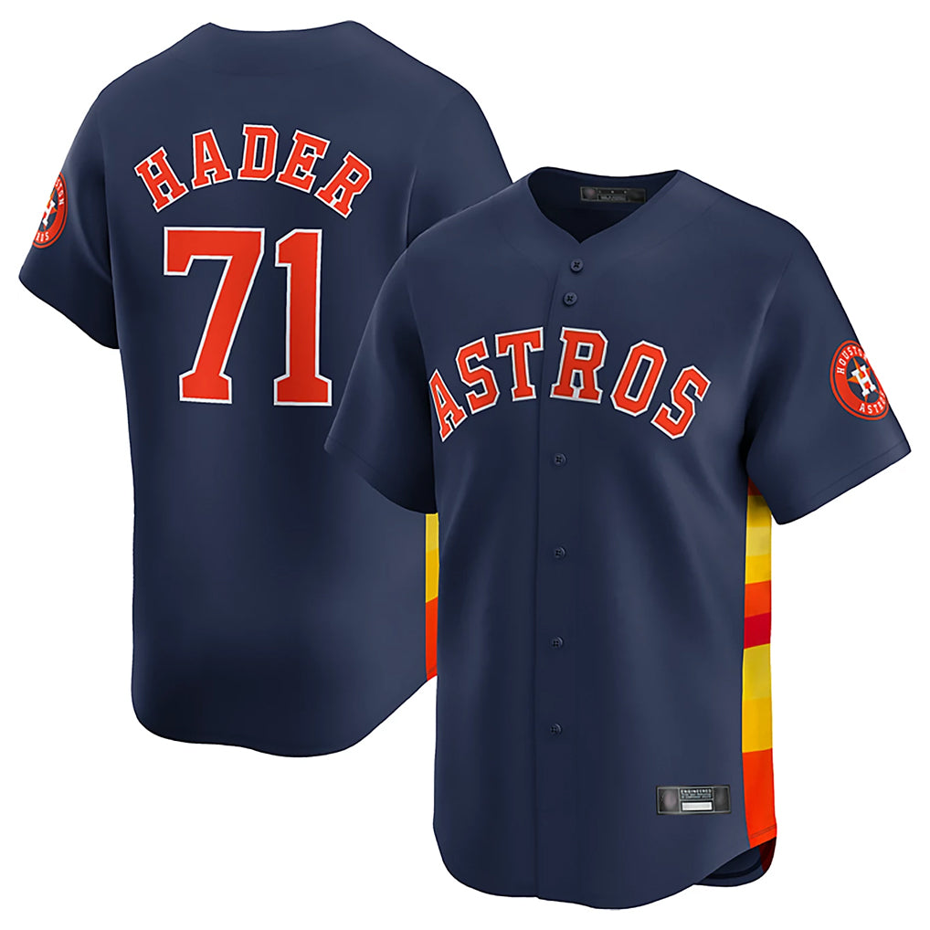 H.Astros #71 Josh Hader Player Navy Limited Home Jdoa Stitched Jerseys