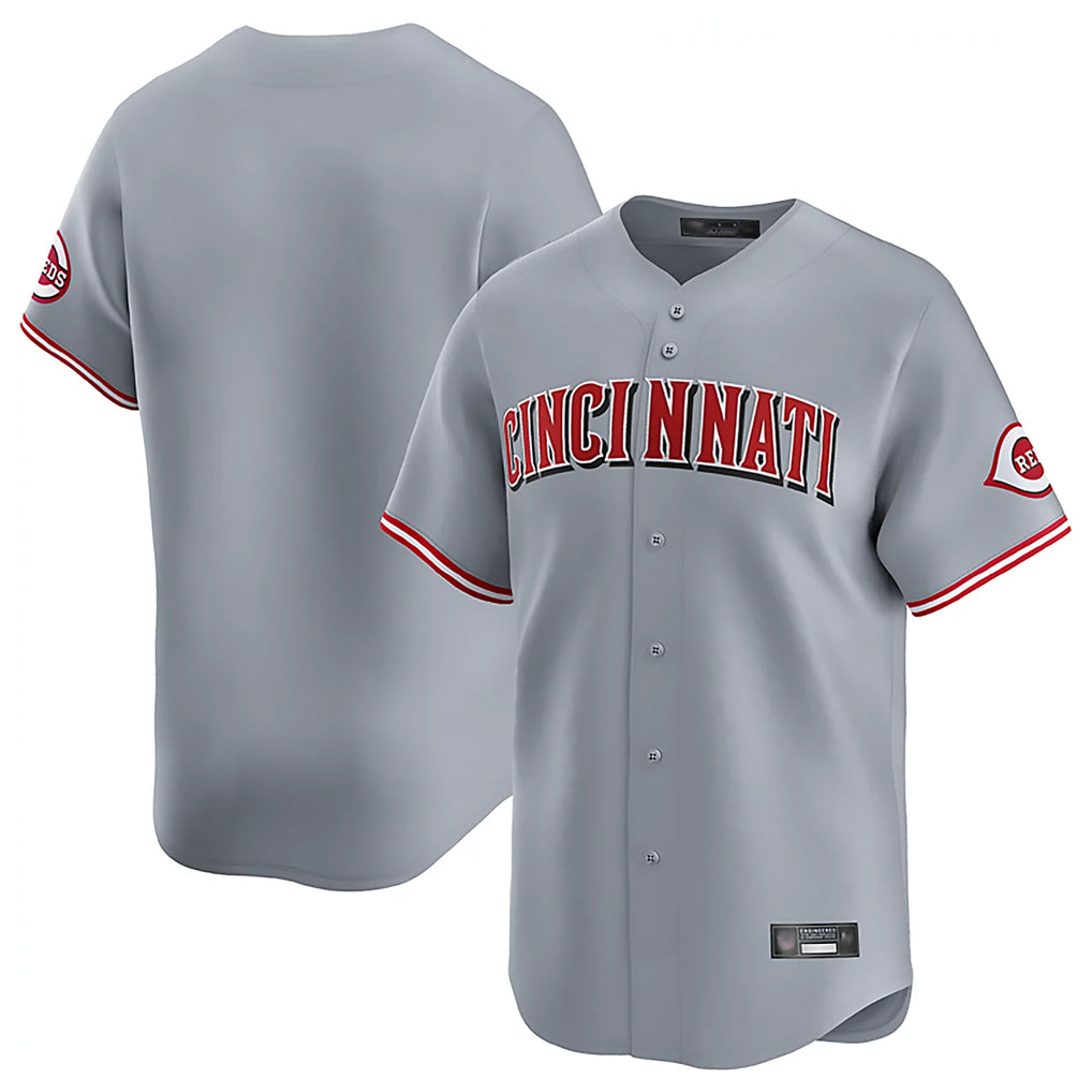 C.Reds ## Red Blank Player Gray Home Limited Jdoa Stitched Jerseys