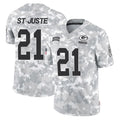 GB.Packers #21 Benjamin St-Juste Player Arctic Camo Salute To Service Limited Jdoa Stitched Jerseys