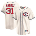 C.Cubs #31 Greg Maddux Player Cream Field of Dreams Limited Home Game Jdoa Stitched Jerseys