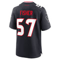 Jdoa H.Texans #57 Blake Fisher Navy Team Game Jersey