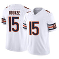 C.Bears #15 Rome Odunze Player White Vapor F.U.S.E. Limited Home Game Jdoa Stitched Jerseys
