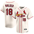 St. Louis Cardinals #18 Jordan Walker Player Cream Home Limited Jdoa Stitched Jerseys