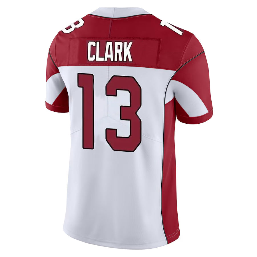 Jdoa A.Cardinals #13 Kei'Trel Clark Player White Vapor Limited Home Game  Stitched Jerseys