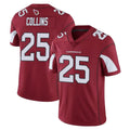 Jdoa A.Cardinals #25 Zaven Collins Player Cardinal Vapor Limited Home Game  Stitched Jerseys