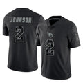 Jdoa A.Cardinals #2 Will Johnson Player Black RFLCTV Limited Home Game Stitched Jerseys