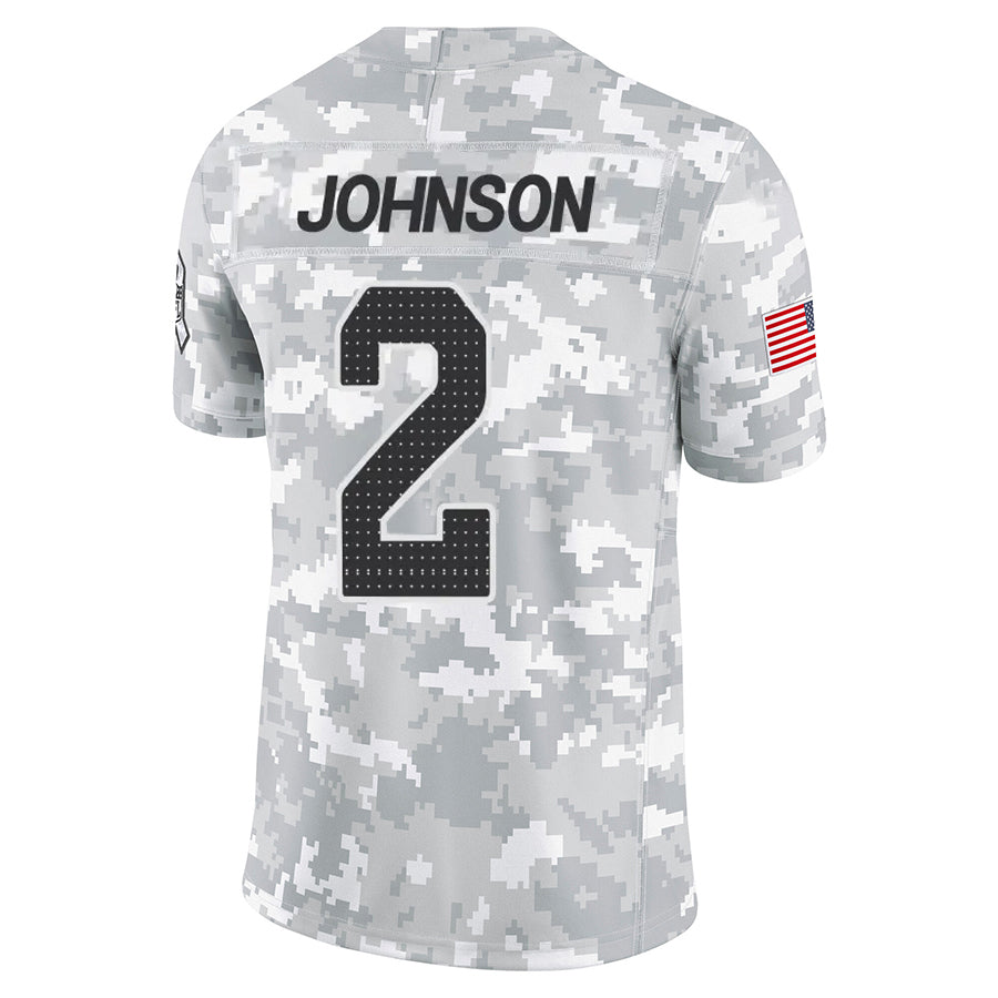Jdoa A.Cardinals #2 Will Johnson Player Camo Salute to Service Limited Home Stitched Jerseys