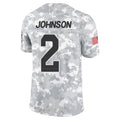 Jdoa A.Cardinals #2 Will Johnson Player Camo Salute to Service Limited Home Stitched Jerseys
