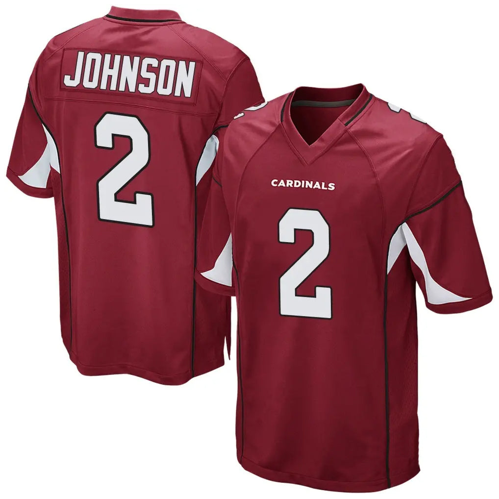 Jdoa A.Cardinals #2 Will Johnson Player Cardinal Home Game Stitched Jerseys