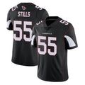 Jdoa A.Cardinals #55 Dante Stills Player Black Vapor Limited Home Game Stitched Jerseys