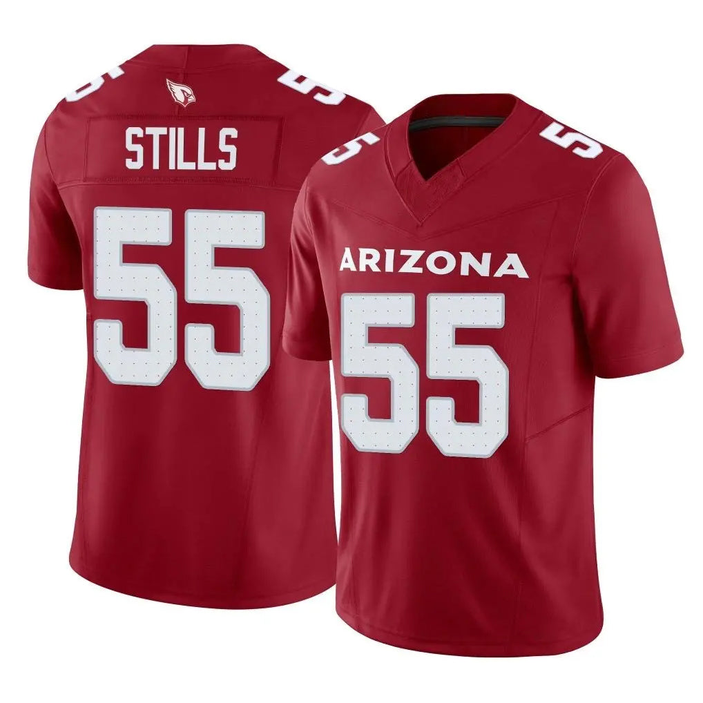 Jdoa A.Cardinals #55 Dante Stills Player Cardinal Vapor F.U.S.E. Limited Home Game Stitched Jerseys