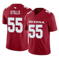 Jdoa A.Cardinals #55 Dante Stills Player Cardinal Vapor F.U.S.E. Limited Home Game Stitched Jerseys