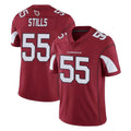 Jdoa A.Cardinals #55 Dante Stills Player Cardinal Vapor Limited Home Game  Stitched Jerseys