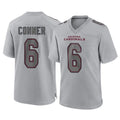 Jdoa A.Cardinals #6 James Conner Player Gray Fashion Home Game Stitched Jerseys