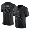 Jdoa A.Cardinals #74 Isaiah Adams Player Black RFLCTV Limited Stitched Jerseys