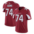 Jdoa A.Cardinals #74 Isaiah Adams Player Cardinal Vapor Limited Home Game  Stitched Jerseys