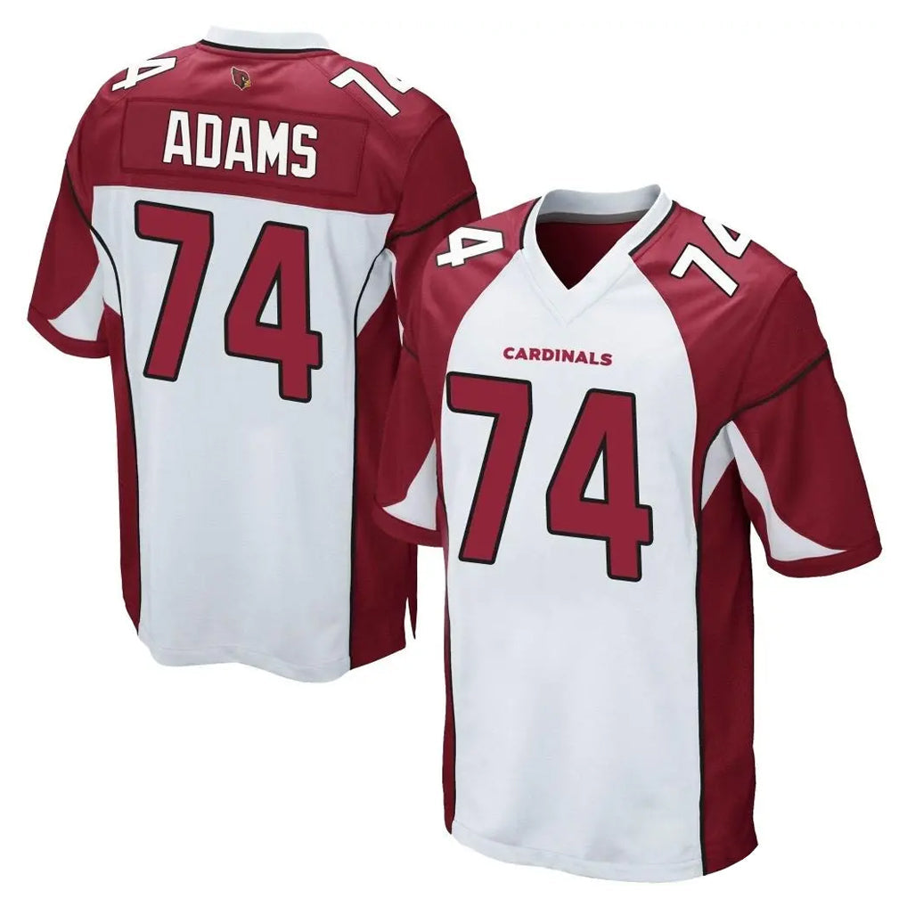 Jdoa A.Cardinals #74 Isaiah Adams Player White Cardinal Home Game Stitched Jerseys