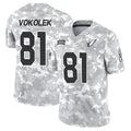 Jdoa A.Cardinals #81 Travis Vokolek Player Camo Salute to Service Limited Stitched Stitched Jerseys