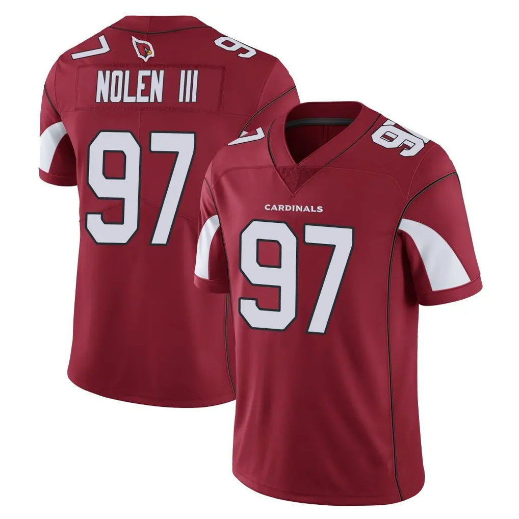 Jdoa A.Cardinals #97 Walter Nolen III Player Cardinal Vapor Limited Home Game  Stitched Jerseys