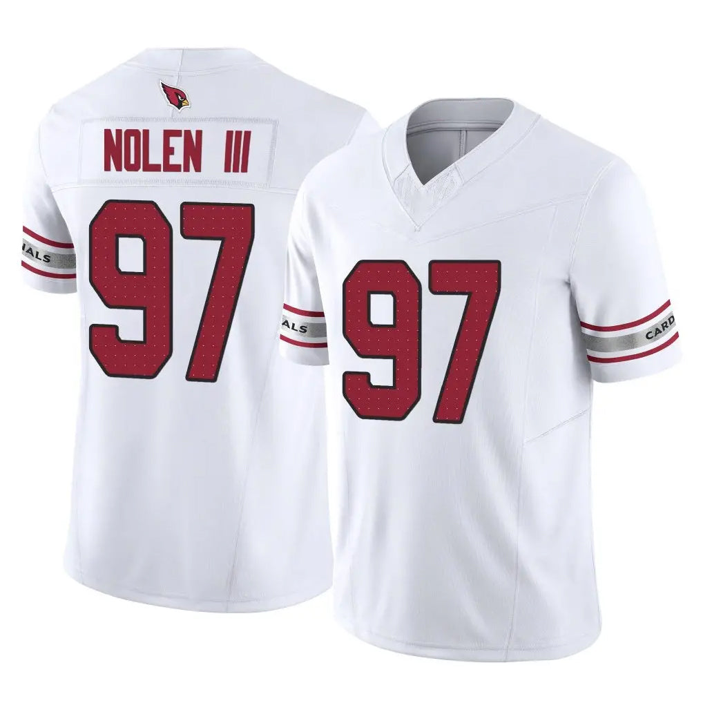 Jdoa A.Cardinals #97 Walter Nolen III Player White Vapor F.U.S.E. Limited Home Game Stitched Jerseys