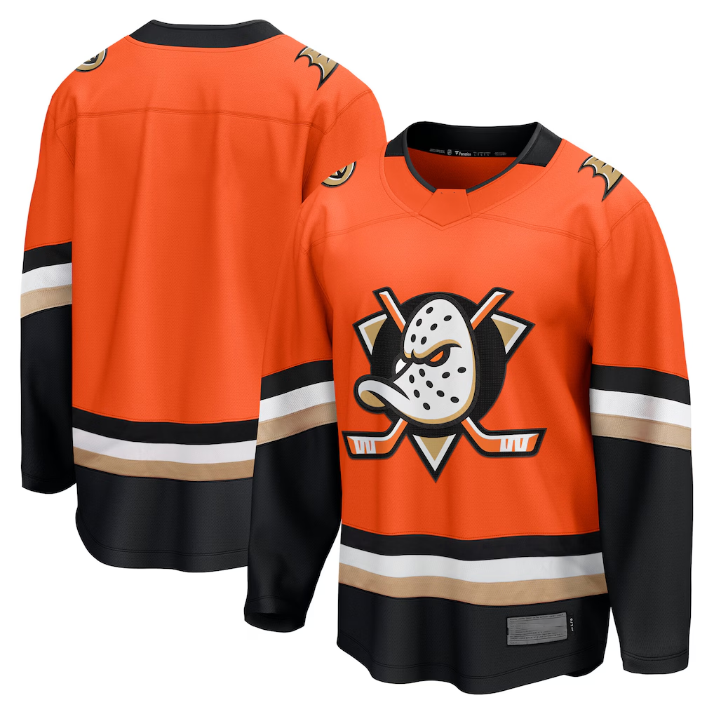Jdoa A.Ducks Orange Home Breakaway Jerseys