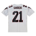 Jdoa A.Falcons 1991 #21 Deion Sanders Mitchell & Ness White Authentic Throwback Retired Player Stitched Puhic Jersey