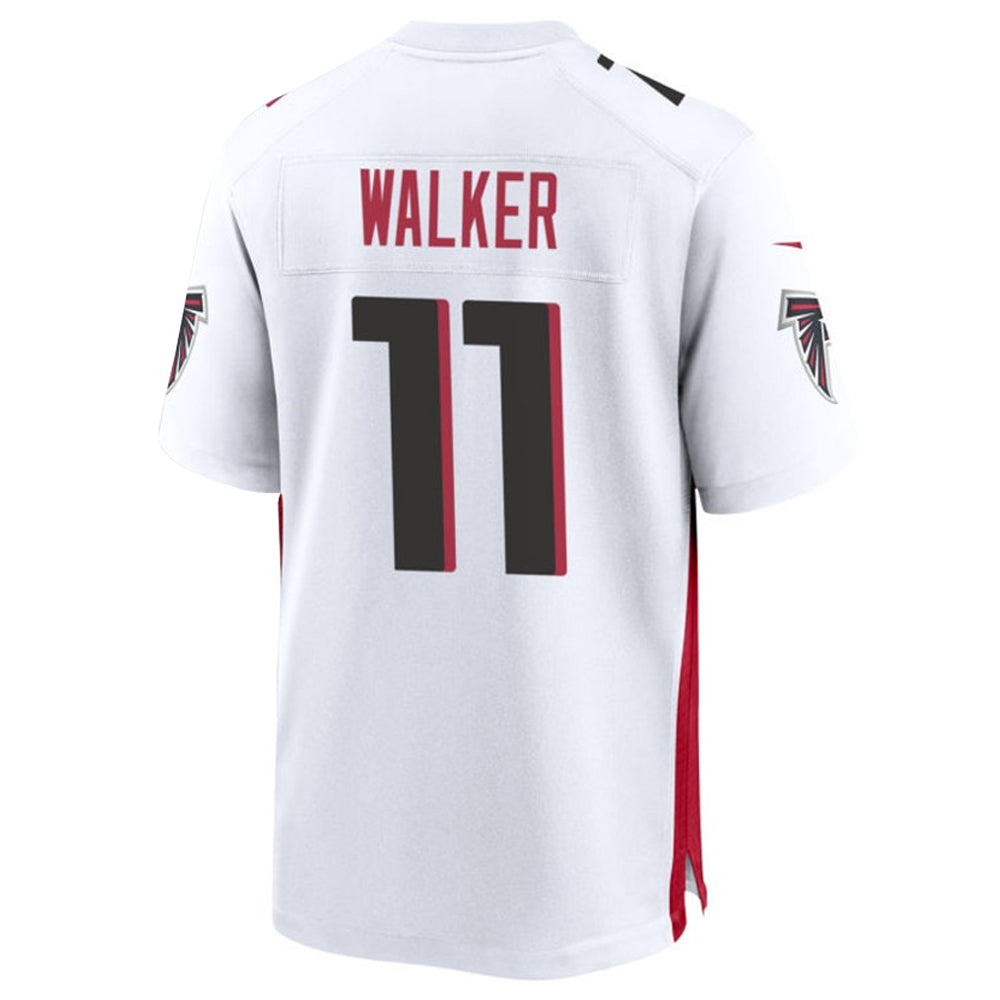 Jdoa A.Falcons #11 Jalon Walker Player White Home Game Stitched Jerseys