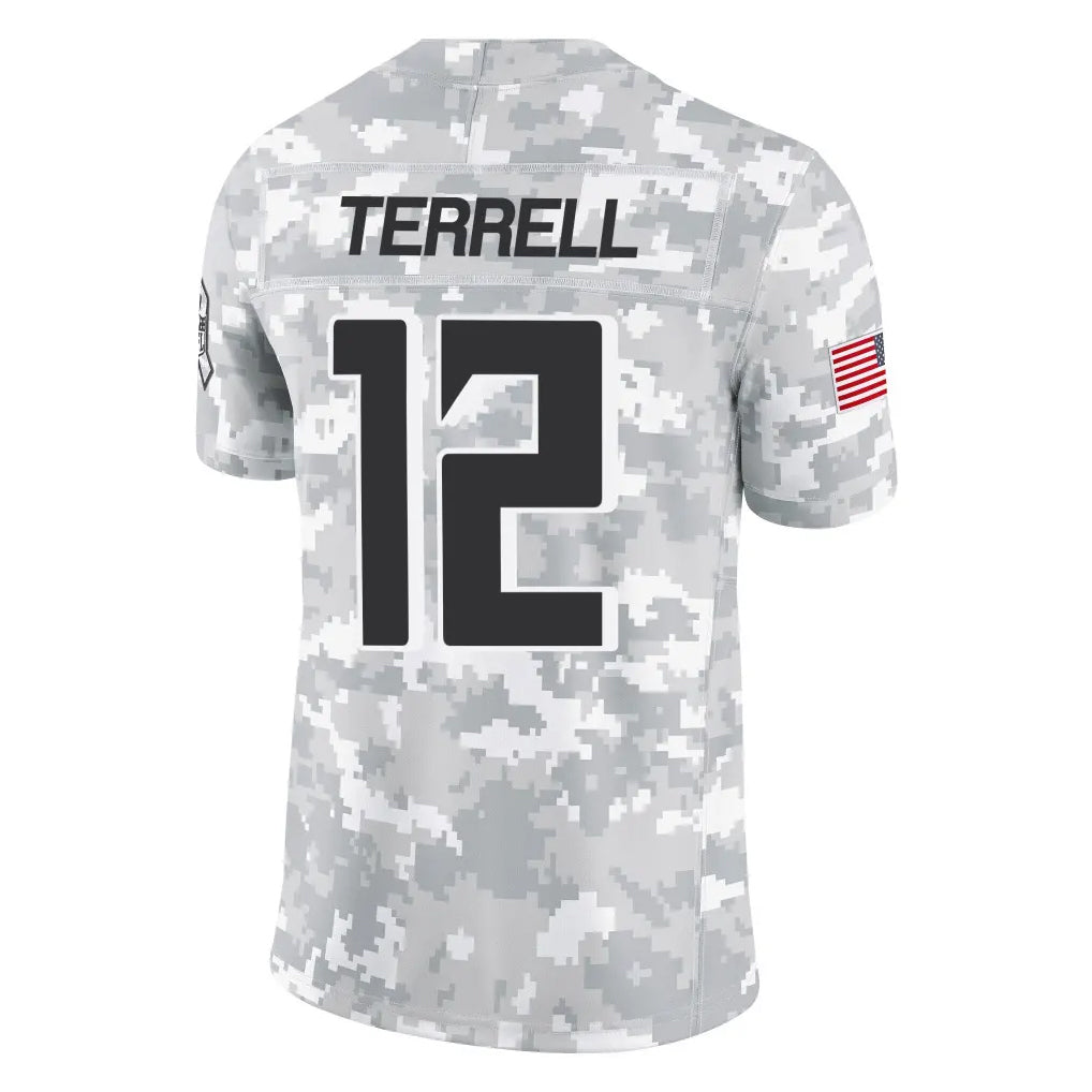 Jdoa A.Falcons #12 Avieon Terrell Player Arctic Camo Salute to Service Limited Stitched Jerseys