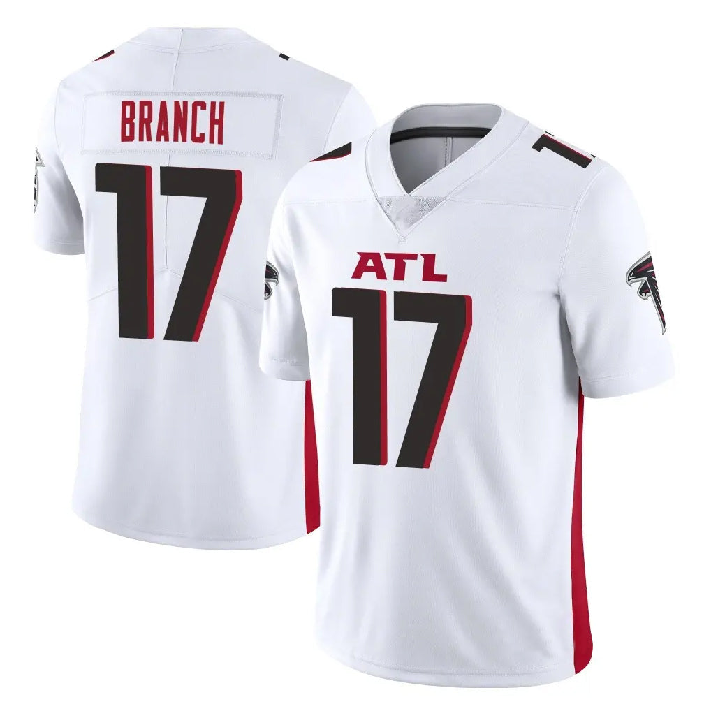 Jdoa A.Falcons #17 Zachariah Branch Player White Vapor Untouchable Limited Home Game Stitched Jerseys