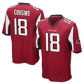 Jdoa A.Falcons #18 Kirk Cousins Player Red Color Vapor Home Game Stitched Jerseys