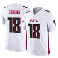 Jdoa A.Falcons #18 Kirk Cousins Player Vapor F.U.S.E. Limited Whtie Stitched Jerseys