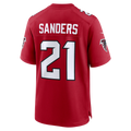 Jdoa A.Falcons #21 Deion Sanders Red Retired Player Game Stitched Jerseys