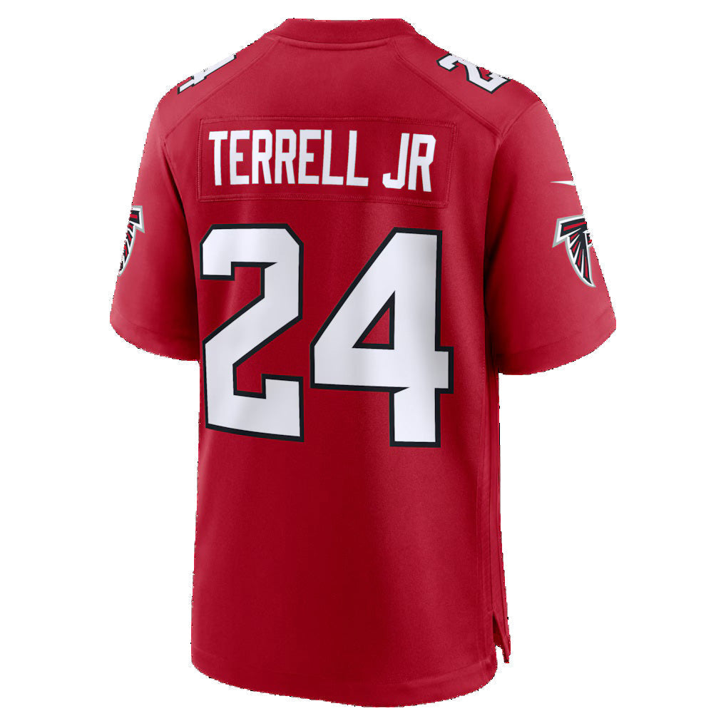Jdoa A.Falcons #24 A.J. Terrell Red Game Stitched Jerseys