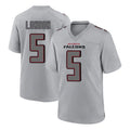 Jdoa A.Falcons #5 Drake London Player Gray Fashion Home Game Stitched Jerseys