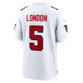 Jdoa A.Falcons #5 Drake London White Game Stitched Jerseys