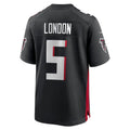 Jdoa A.Falcons #5 Drake London Player Black Home Game  Stitched Jerseys