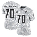 Jdoa A.Falcons #70 Jake Matthews Player Arctic Camo Salute to Service Limited Stitched Jerseys