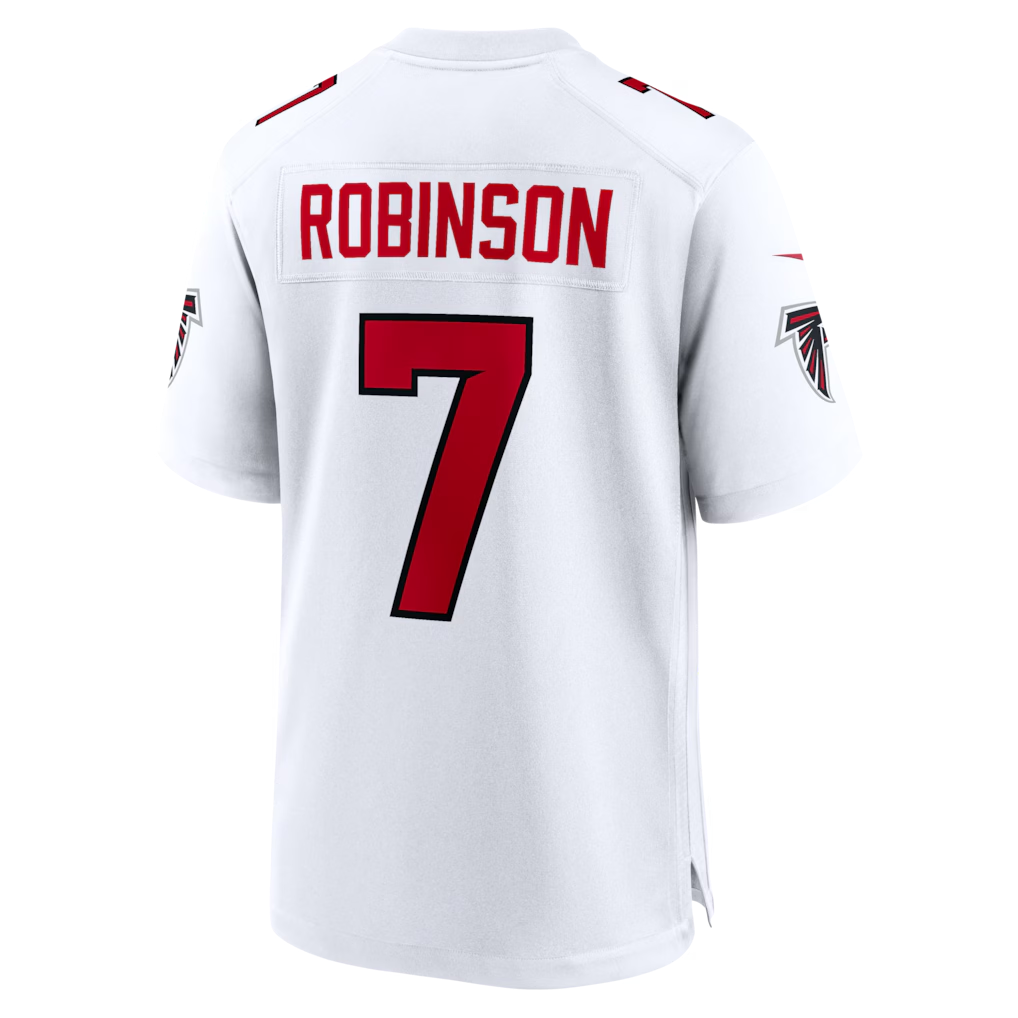 Jdoa A.Falcons #7 Bijan Robinson White Game Stitched Jerseys