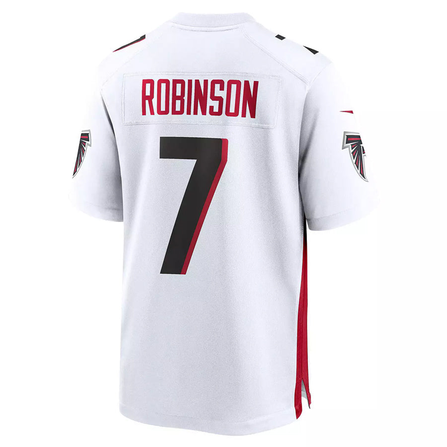 Jdoa A.Falcons #7 Bijan Robinson Player White Game Home Stitched Jerseys