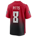 Jdoa A.Falcons #8 Kyle Pitts Sr. Player Red Home Game Stitched Jerseys
