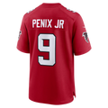 Jdoa A.Falcons #9 Michael Penix Jr. Red Game Stitched Jerseys